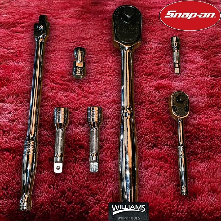 【未使用に近い】スナップオン Snapon ラチェットハンドル ラチェットレンチ ユニバーサルソケット エクステンション スナップオンツール