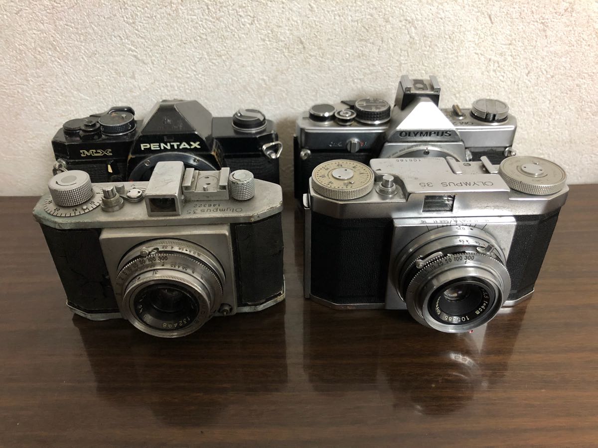 【中古】OLYMPUS 35 OLYMPUS 35 OLYMPUS OM2 PENTAX MX 4台 まとめて セット オリンパス