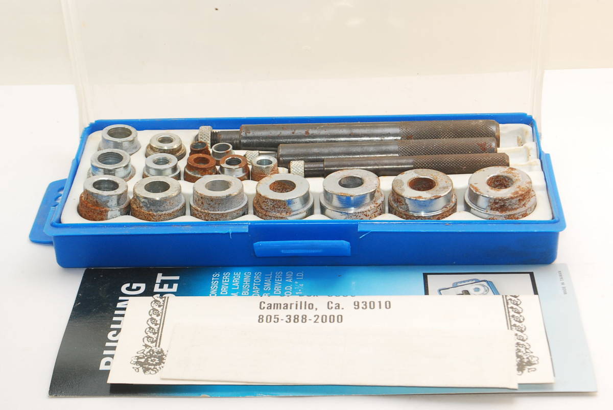 Harbor Freight Tools Co. ブッシング ドライバーセット 錆有り 台湾製 ブッシュ Bushing Driver Set