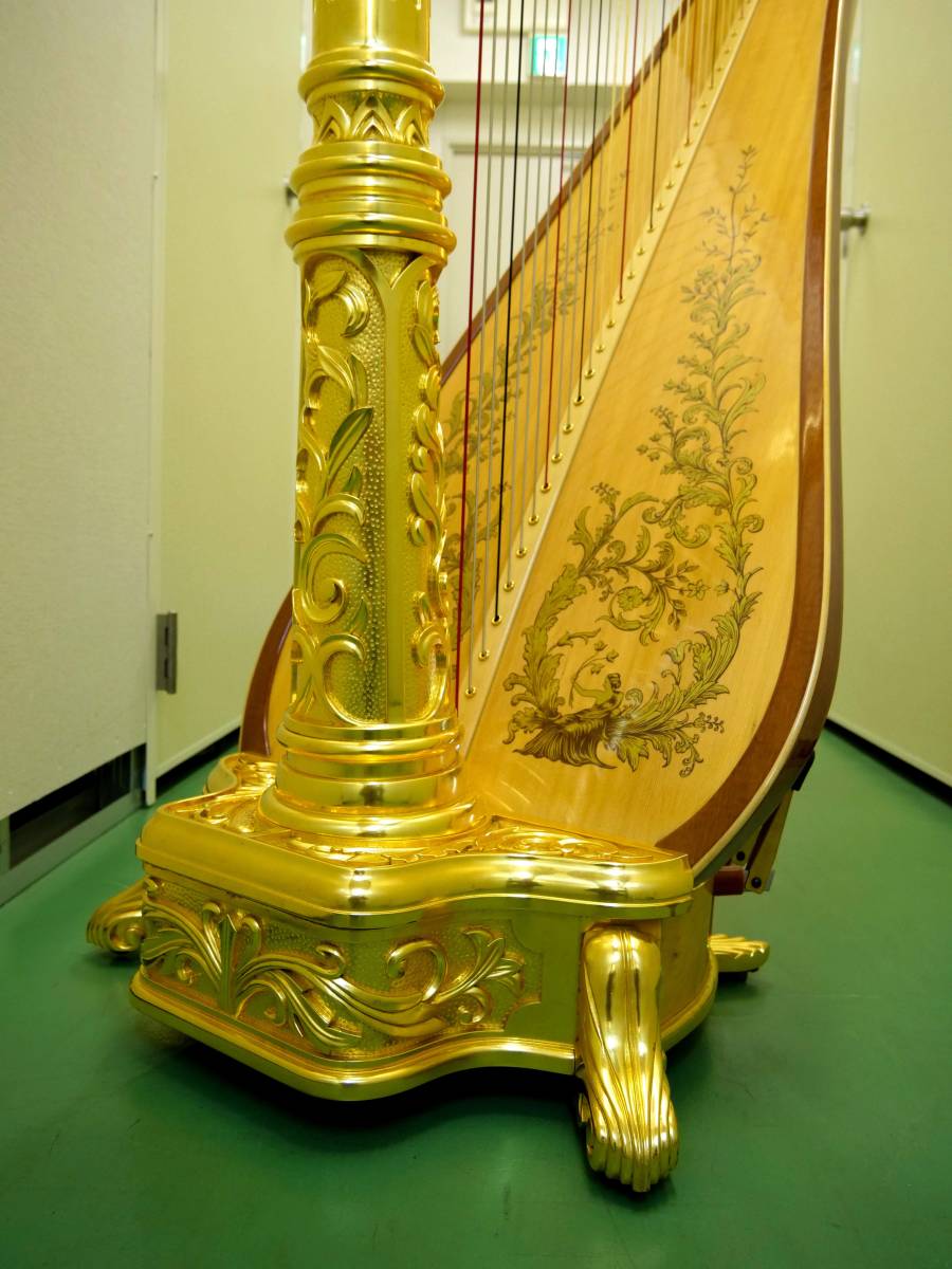 青山ハープ モナーク Model 47D(N) ペダルハープ フルコンサートタイプ 中古 正規店購入物 AOYAMA HARP の落札情報詳細