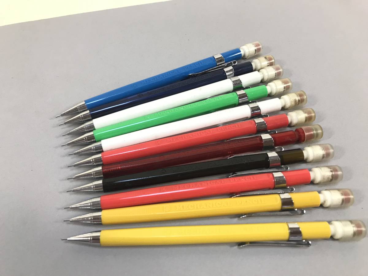 【傷や汚れあり】廃盤 デッドストック メカニカル ペンシル 11本 多色 ヴィンテージ シャープペンシル まとめて mechanical