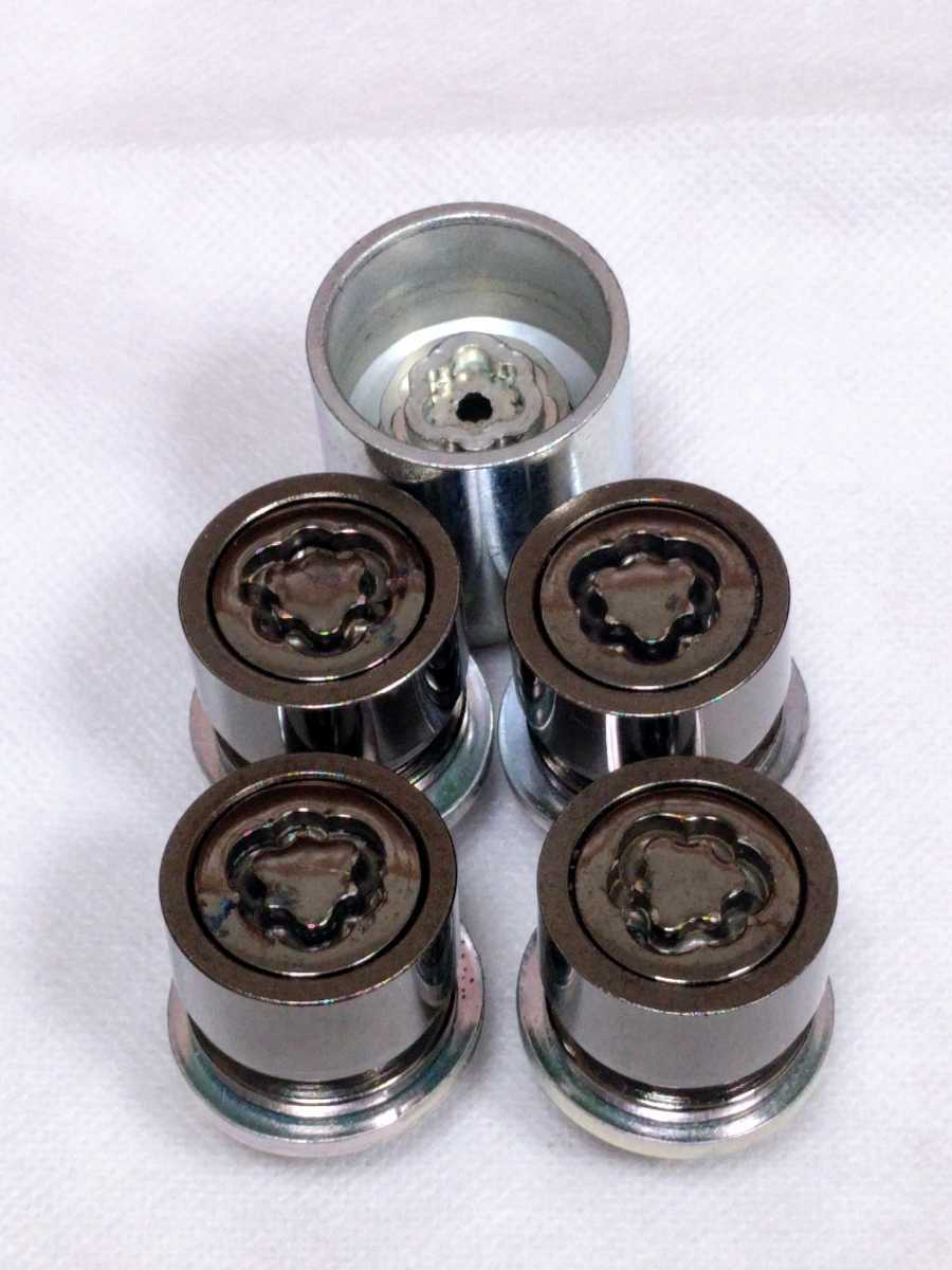 【目立った傷や汚れなし】レクサス ホイールロックセット ブラック レクサス 純正 マックガード 0845600160 RX NX CT GS