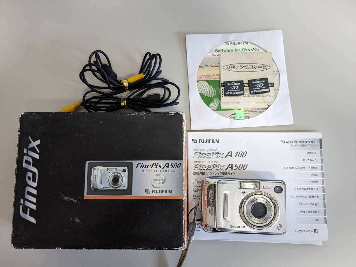 【傷や汚れあり】FUJIFILM フジフィルム FinePix A500 コンパクトデジタルカメラ コンパクトデジカメ / xD