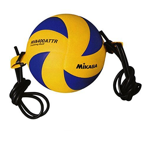 【未使用に近い】【在庫品のみ】 2本組】 ミカサ（MIKASA） AT－HIMO ゴムひも固定式アタック練習バレーボール用【取り換えひも 黒の