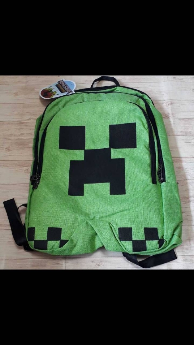 【新品】Minecraft Creeper Backpack マインクラフト クリーパー バックパック リュック マイクラ クリーパーの