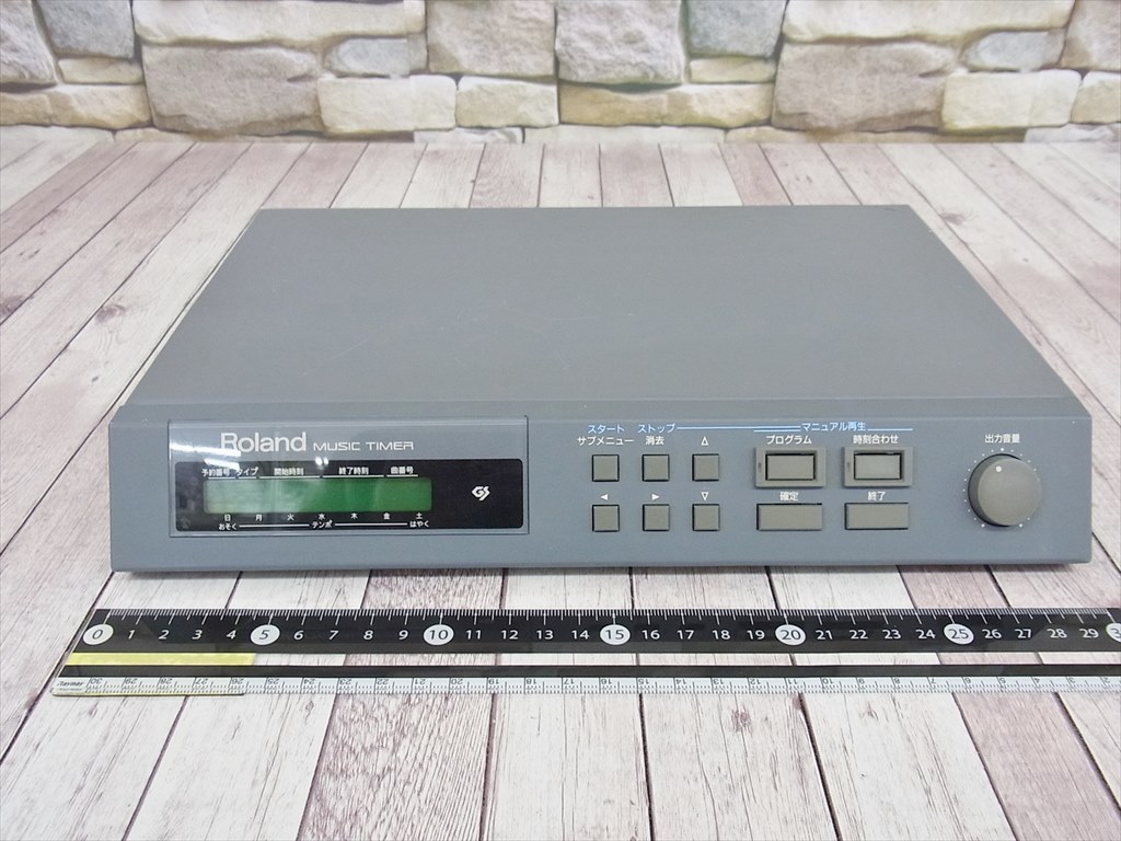 Roland MUSIC TIMER FG10 ミュージックタイマー 予約設定 チャイム 音楽再生 フェード機能 MIDI ローランド