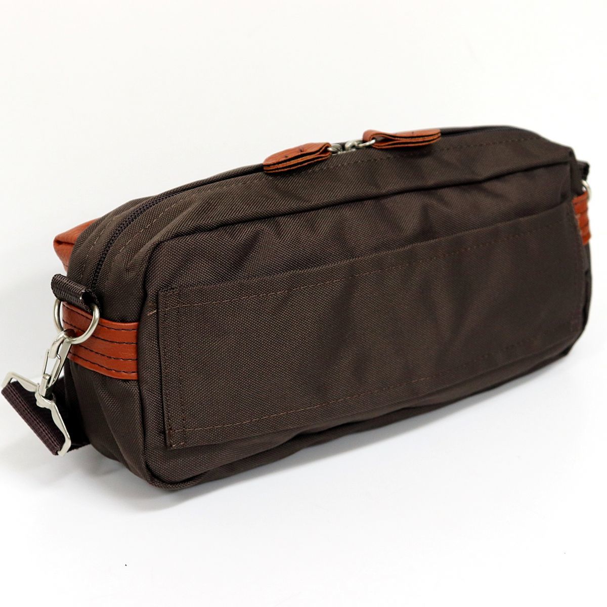 【新品】★デュポン社 テフロン DuPont Teflon fabric protector 撥水 水と汚れを弾く！ボディバッグ 茶