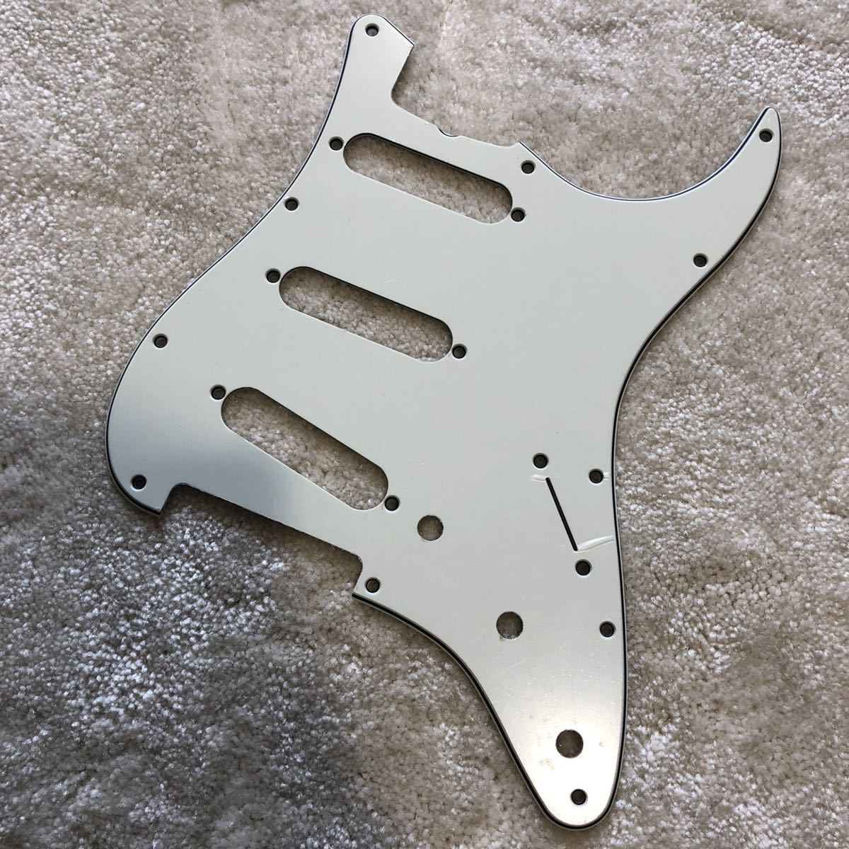 11HOLE 60S VINTAGE FENDER STRATOCASTER PICKGUARDS MINT GREEN フェンダーストラト