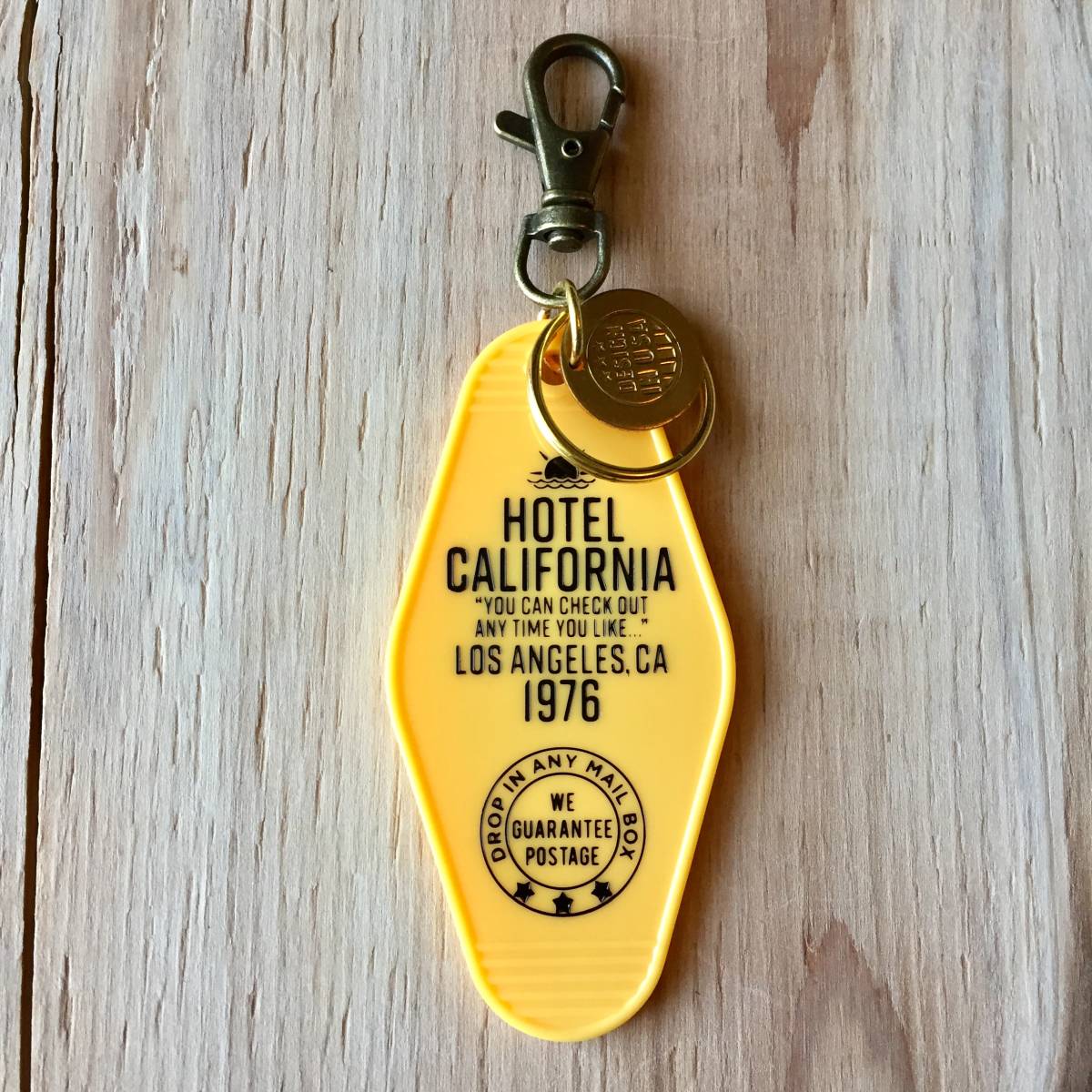 【新品】未使用 HOTEL California ホテル カリフォルニア MOTEL KEYHOLDER モーテルキーホルダー 鍵 USA