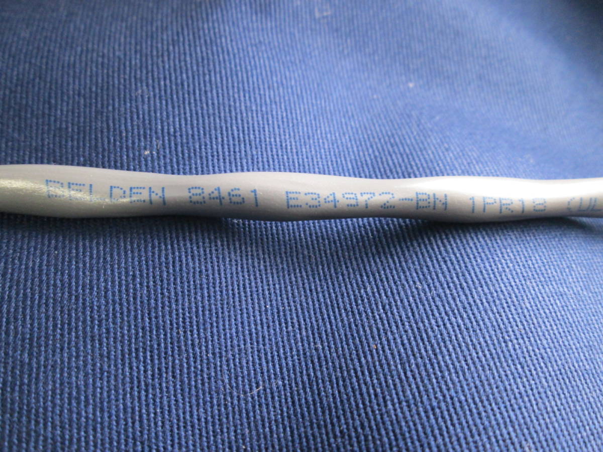 【未使用】ベルデン Belden 8461 18/1P Twist Pair Cable Gray オーディオ スピーカー ケーブル