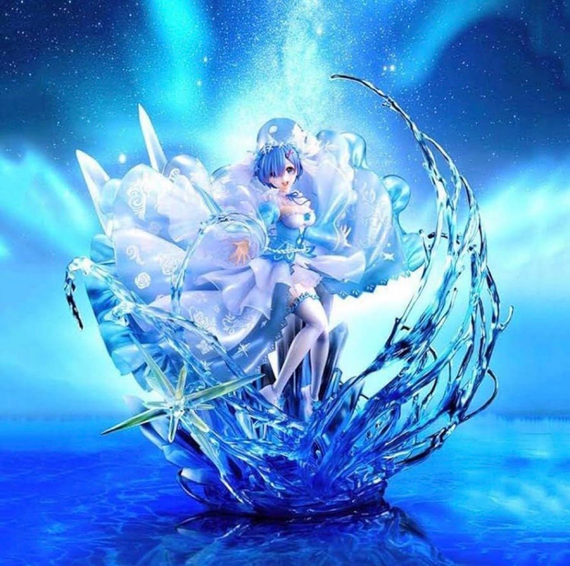 【未使用に近い】渋谷スクランブルフィギュア Reゼロから始める異世界生活 渋スク レム Crystal Dress Ver.の落札情報詳細