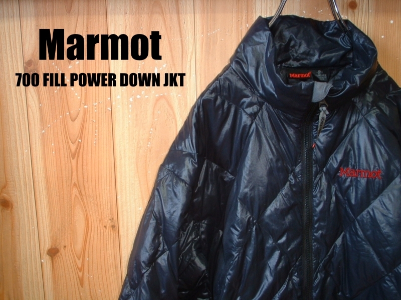 Marmotブラック700 FILL POWERダウンジャケットXL正規MODF9901マーモットOUTDOOR黒700フィルパワーDOWN