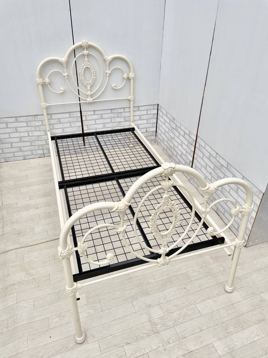 ローラアシュレイ サマセット ベットフレーム シングル 姫 アンティーク 激安お買い上げ インテリア・住まい・小物 reference