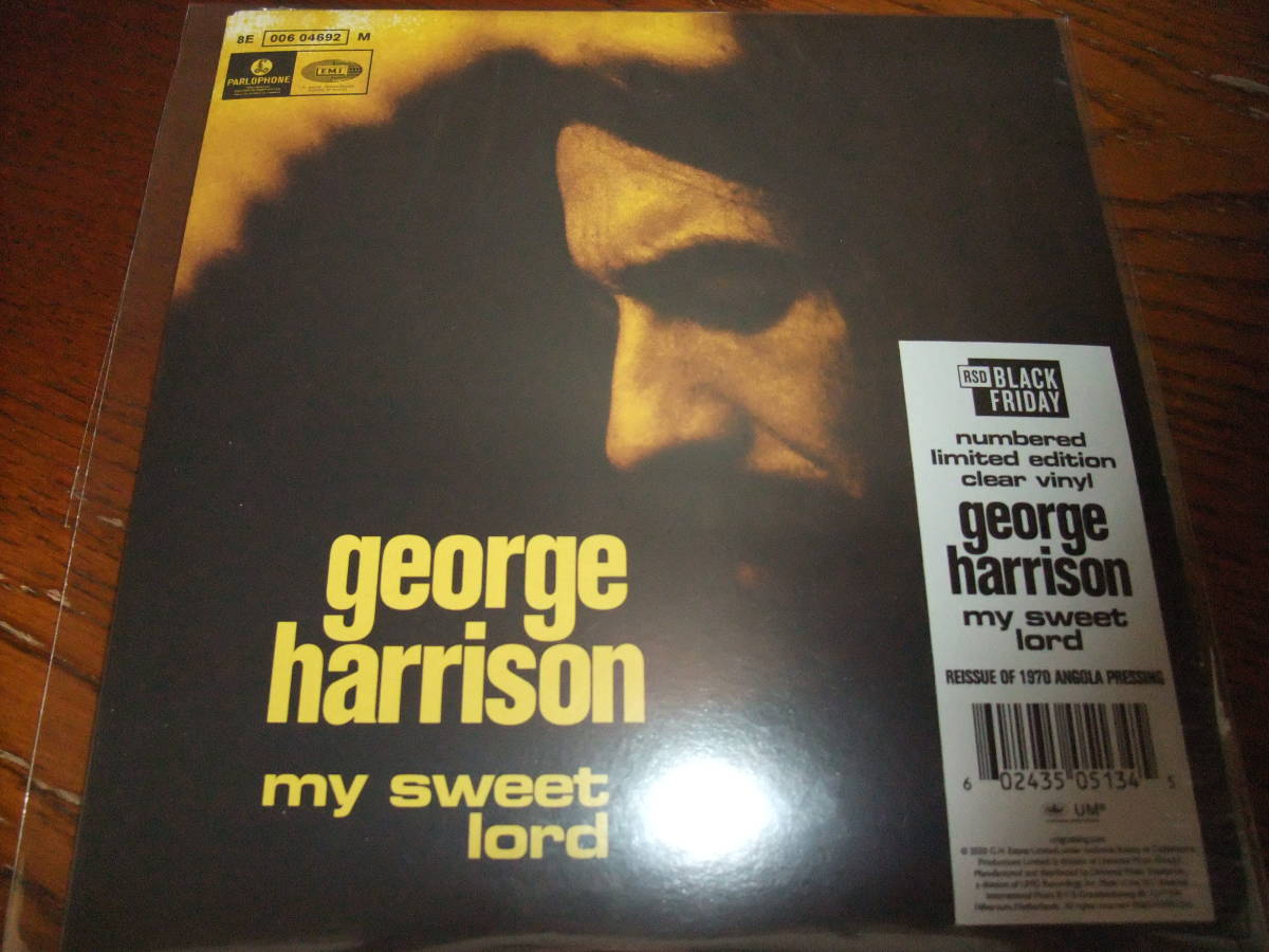 【新品】未開封・MY SWEET LORD /isn't it a pity [7 HARRISONマイ・スウィート