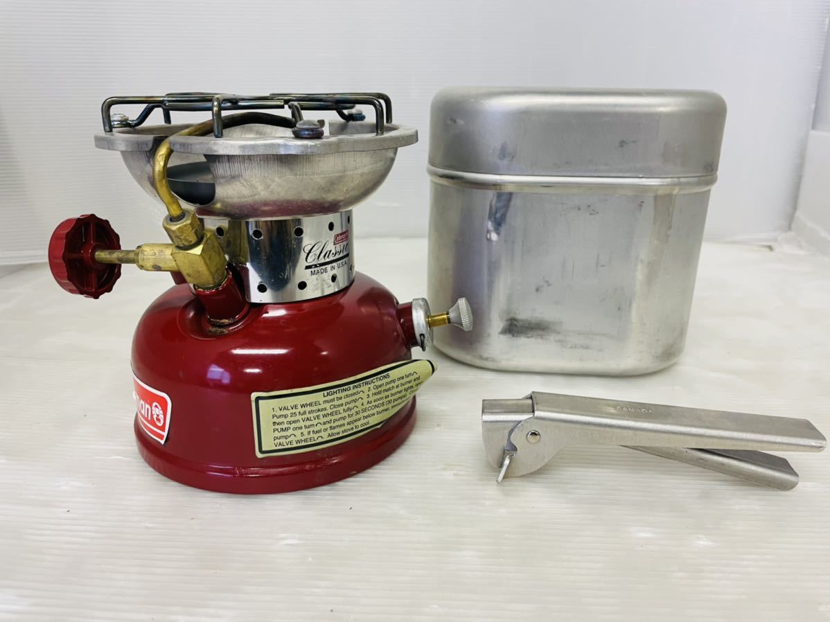 【やや傷や汚れあり】【ケース付】Coleman Classic コールマン クラシック シングルバーナー ストーブ 502A429J
