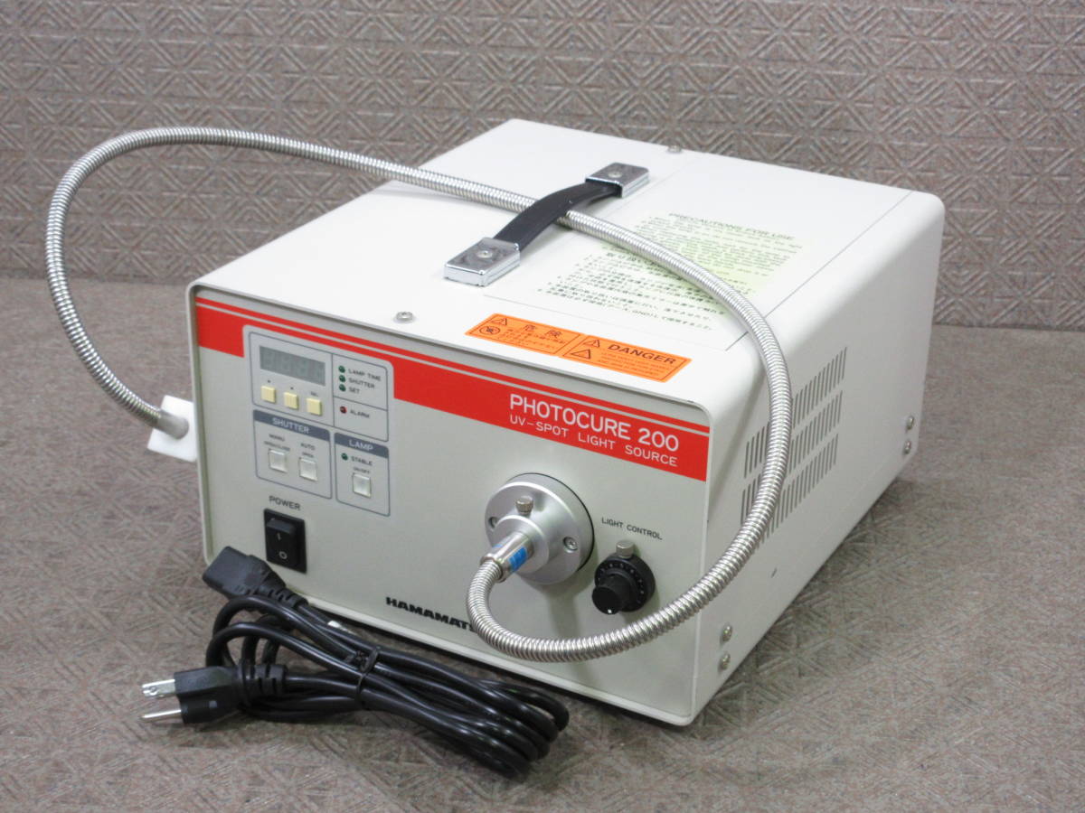 HAMAMATSU PHOTOCURE 200 UVSPOT SOURCE L721201 の落札情報詳細 ヤフオク落札価格情報 オークフリー