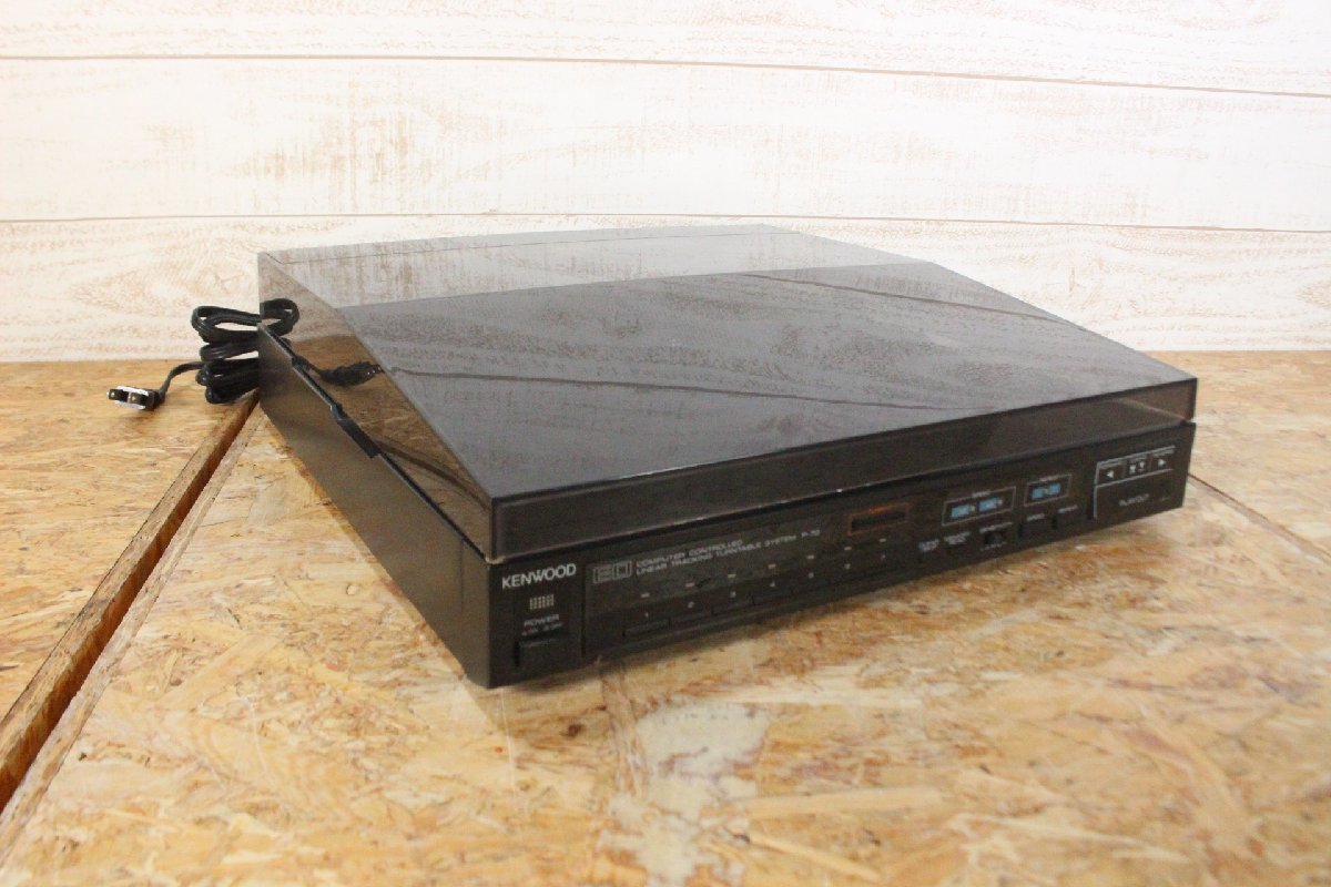 【傷や汚れあり】★KA288【KENWOOD】ケンウッド/DIRECT DRIVE TURNTABLE/ターンテーブル/P7G/レコード