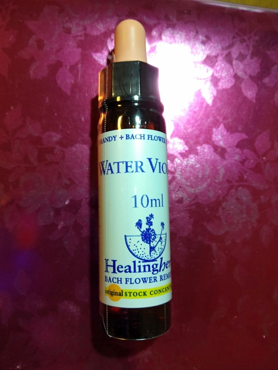 【未使用】34.ウォーターバイオレットWater Violetフラワーエッセンス☆ヒーリングハーブス社 激安♪新品・未使用品ニールズヤードの