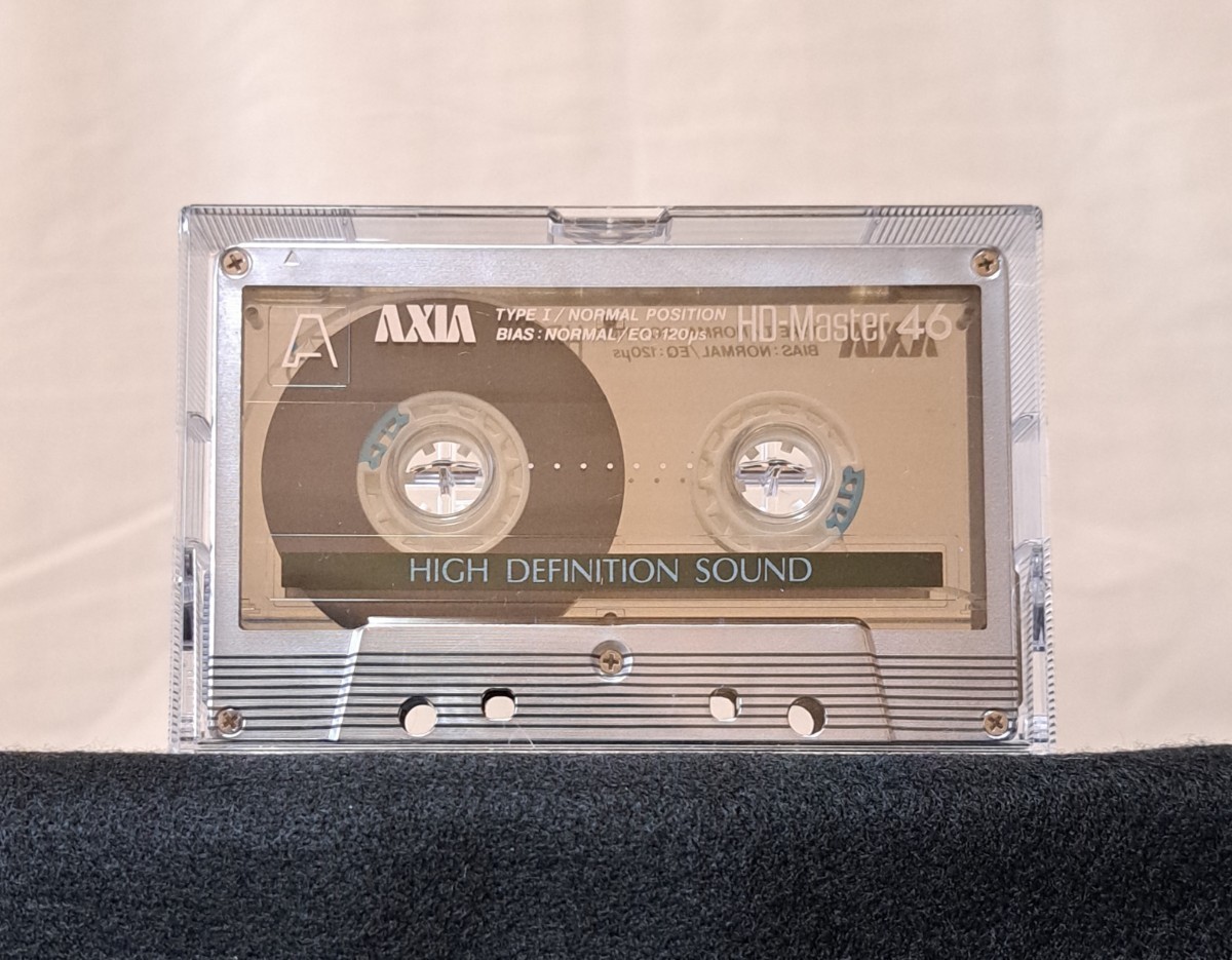 【やや傷や汚れあり】【テープ同梱可】AXIA HDMaster 46 TYPE Ⅰ ノーマルカセットテープ 中古 動作品 現状渡し ノーマル