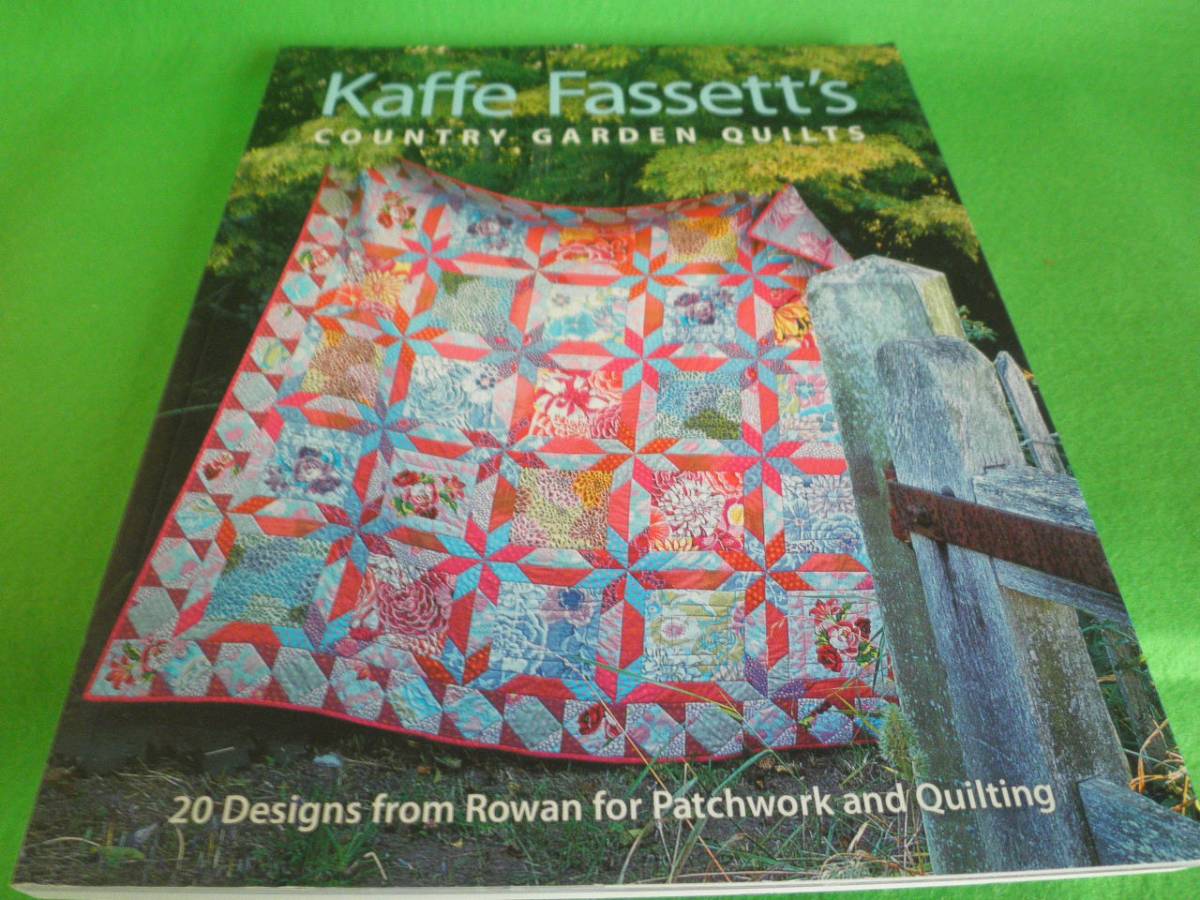 【中古】☆洋書 ケイフ・ファセット キルト作家 『Kaffe Fassett's Country Garden Quilts』 パッチワーク☆