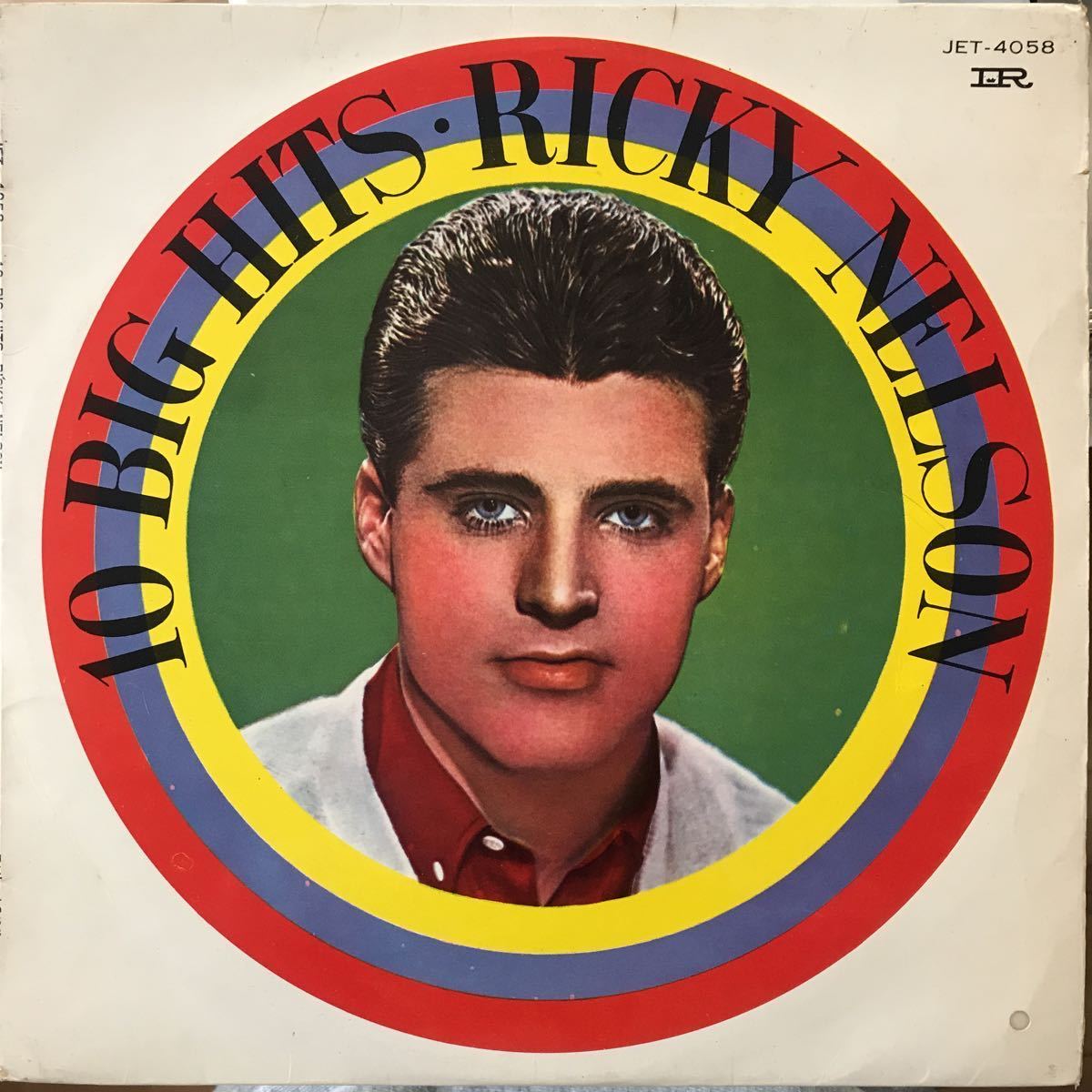 【10インチレコード】国内盤 ペラ リッキー・ネルソン RICKY NELSON / ベスト10 10 BIG HITS ビクター