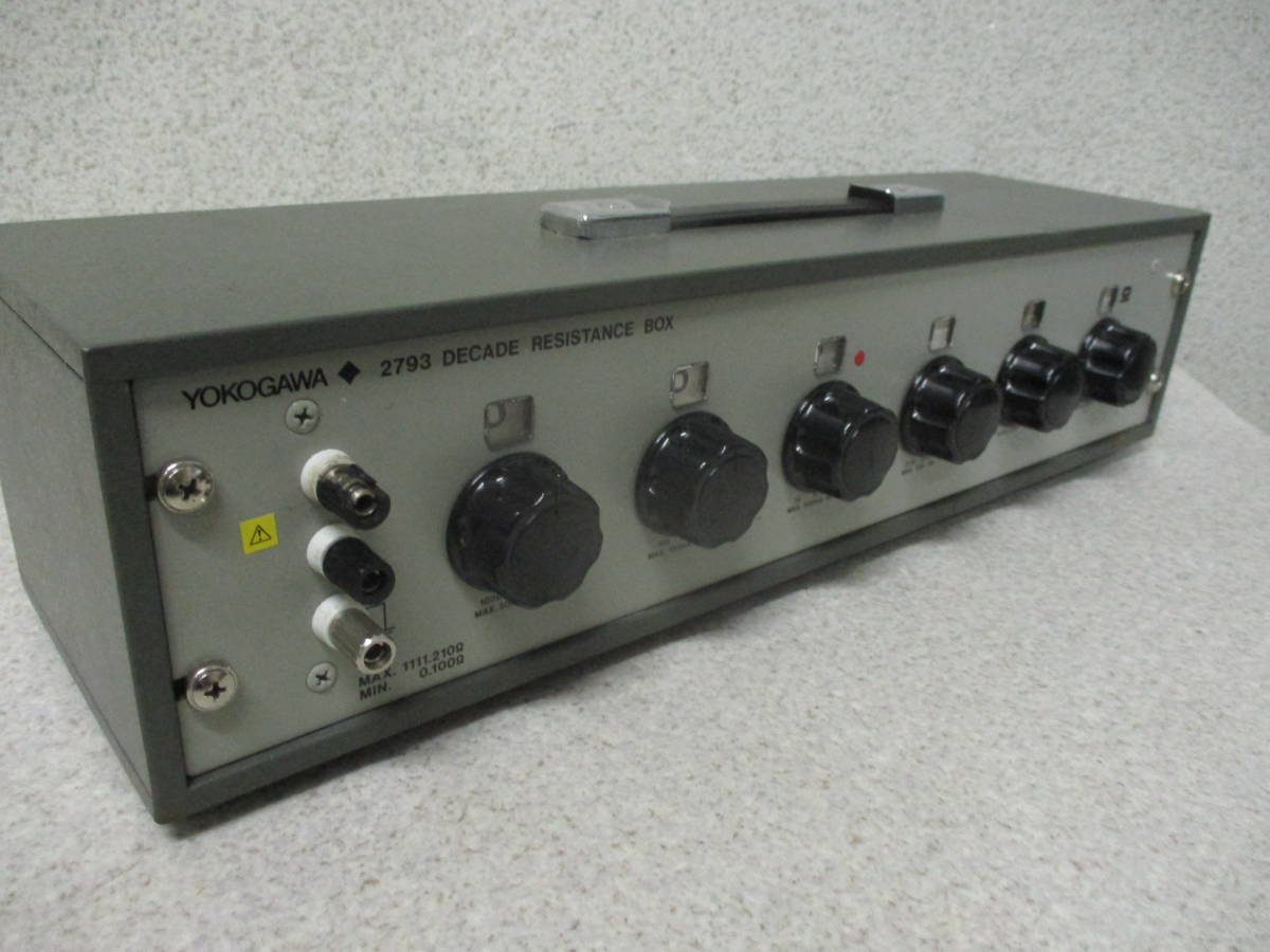 YOKOGAWA/横河電機 2793 DECADE RESISTANCE BOX 6ダイヤル可変抵抗器☆★の落札情報詳細 ヤフオク落札価格