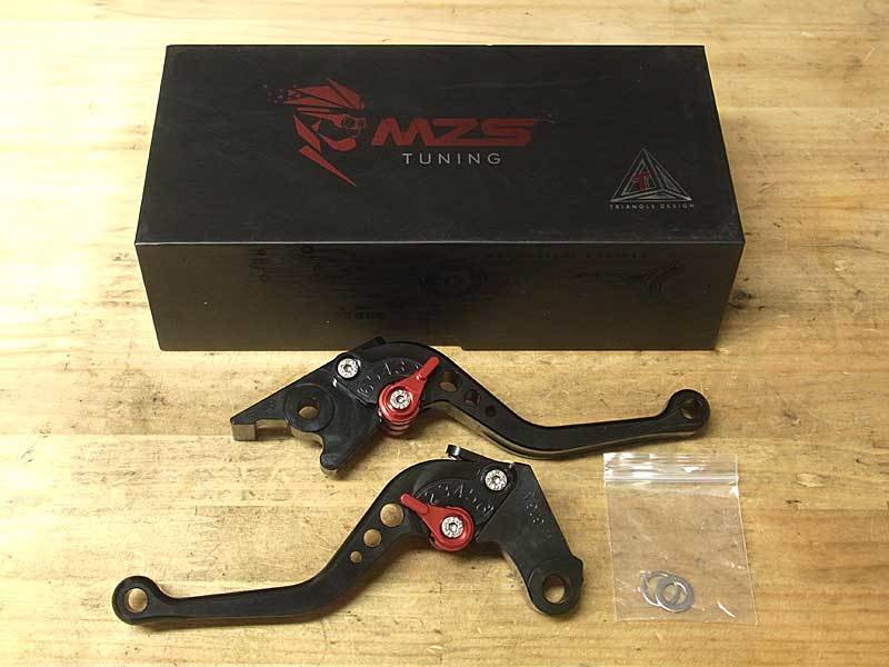 MZS 6段調整 レバーセット ブレーキレバー クラッチレバー F25/H626A GROM グロム Monkey125 モンキー125