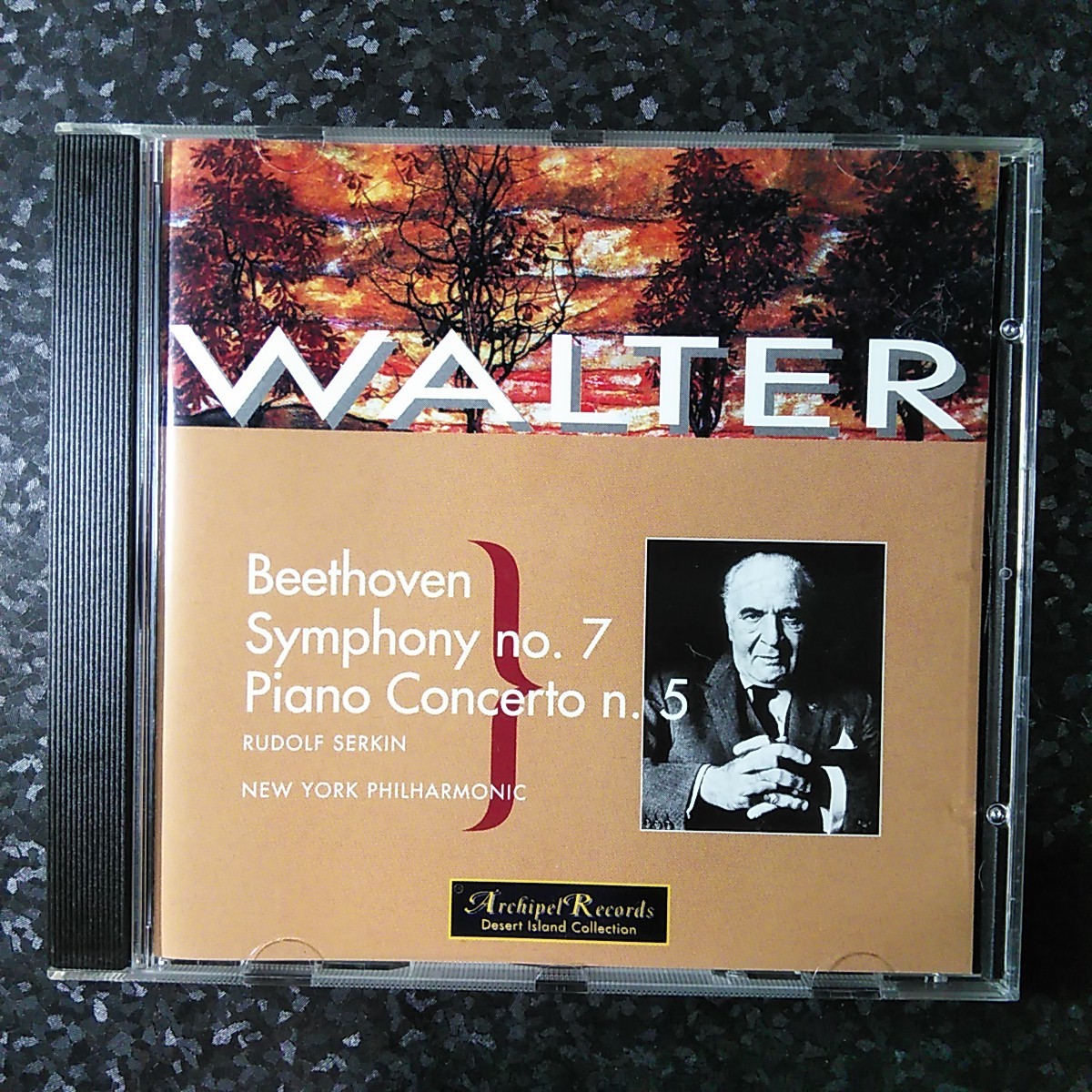 【目立った傷や汚れなし】【x80円出品】Archipel Records ワルター ベートーヴェン 交響曲第7番 ピアノ協奏曲第5番 ゼルキン