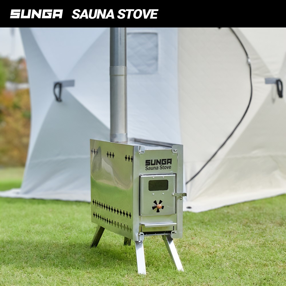 【未使用】SUNGA サウナストーブ ロウリュ サウナ 専用ストーブ テントサウナ 薪ストーブ サウナストーン 対応 割り石 焼き石の落札情報