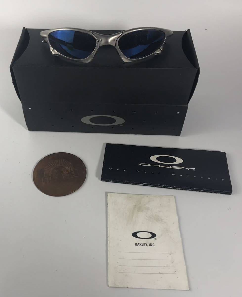 【やや傷や汚れあり】1円〜 ★OAKLEY★ オークリー PENNY Ice サングラス チタン made in USA p1002984