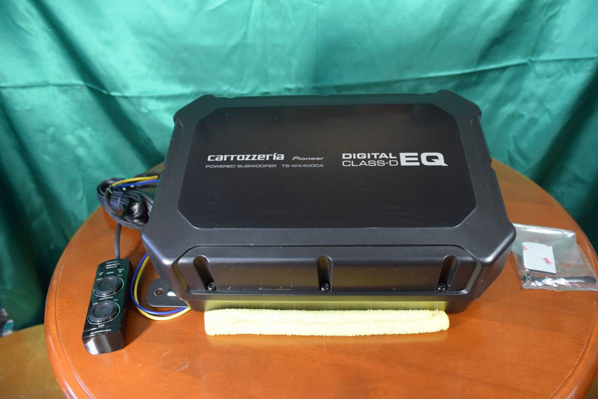 【やや傷や汚れあり】 Pioneer carrozzeria TSWX400DA リモコン付き サブウーファー カーオーディオ