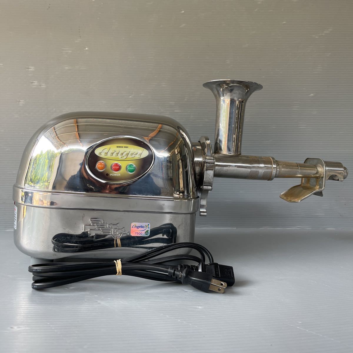 【傷や汚れあり】Angel Juicer/エンジェルジューサー スロージューサー Angelia7500 【AG7500】 オールステンレス