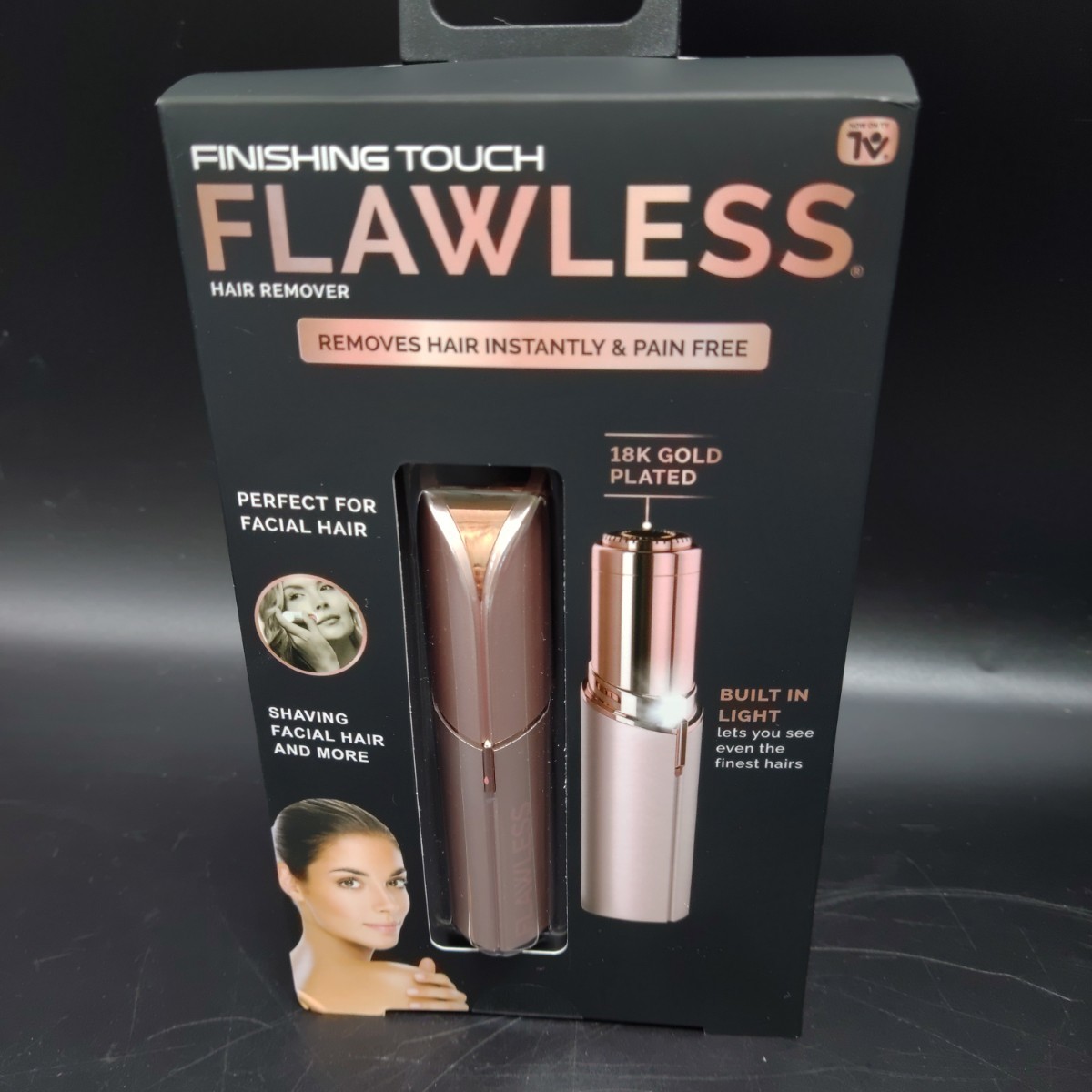 【未使用】未使用 フェイスシェーバー レディースシェーバー /女性用 ヘアリムーバー/FINISHING TOUCH FLAWLESS