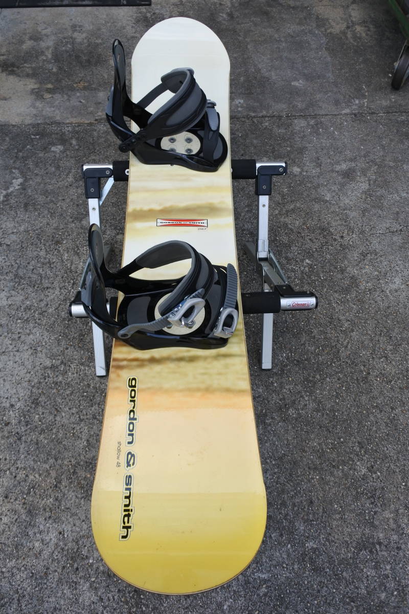 【傷や汚れあり】【KSD/Back/44】 Gordon＆smith/ゴードンアンドスミスshallow 48 148cm実測スノーボード