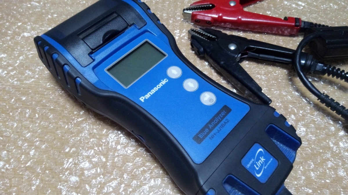 【中古】Panasonicパナソニック！人気のバッテリーテスター！アイドリングストップ対応「Blue Analyzer2(ブルーアナライザー2