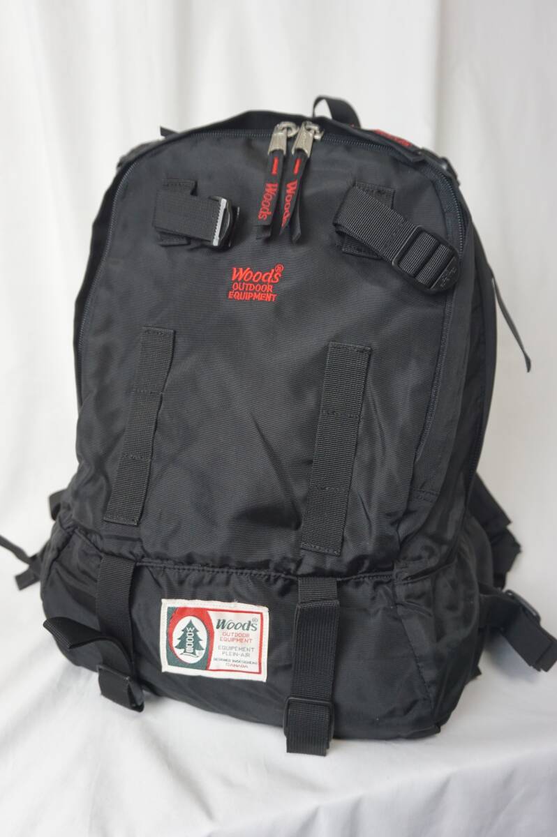 【やや傷や汚れあり】X937/woods Outdoor Equipment/WOODS CANADA/オールド/リュックサック/バックパック/リュック/アウトドアバッグの落札情報詳細