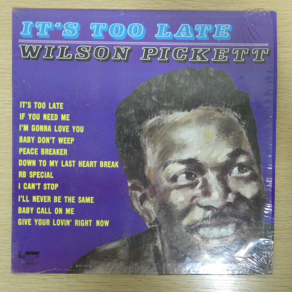【やや傷や汚れあり】LP4781☆シュリンク/US/UpFront「Wilson Pickett / It's Too Late / UPF