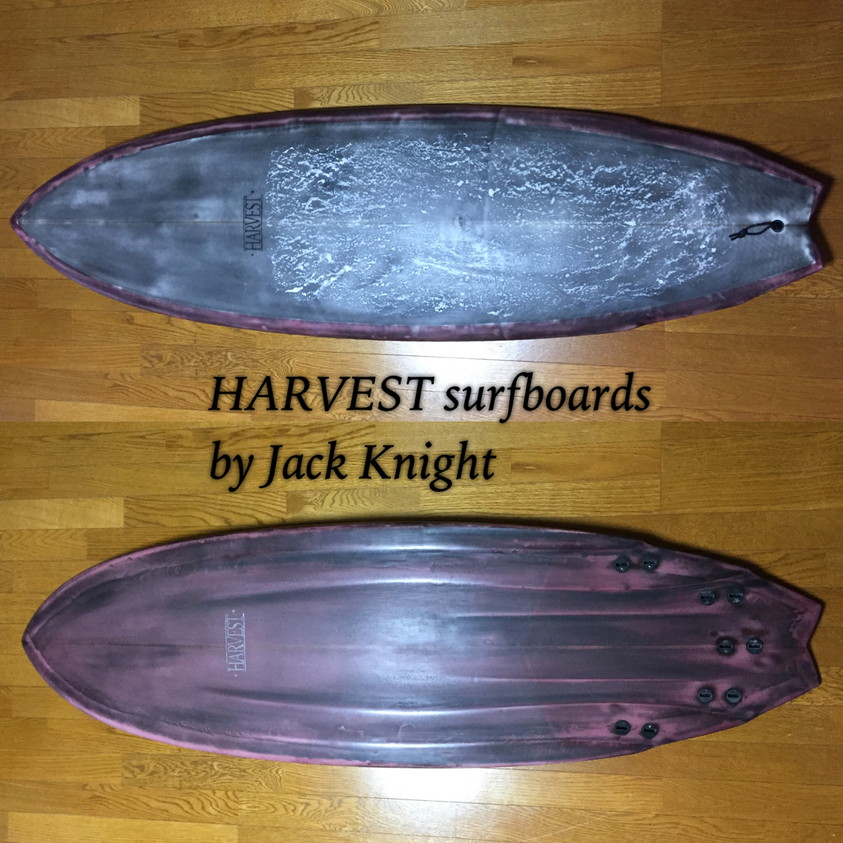 【新品から3ラウンド使用】極上品 HARVEST Surfboards by Jack Knight AUSTRALIA 5'10 5FCS