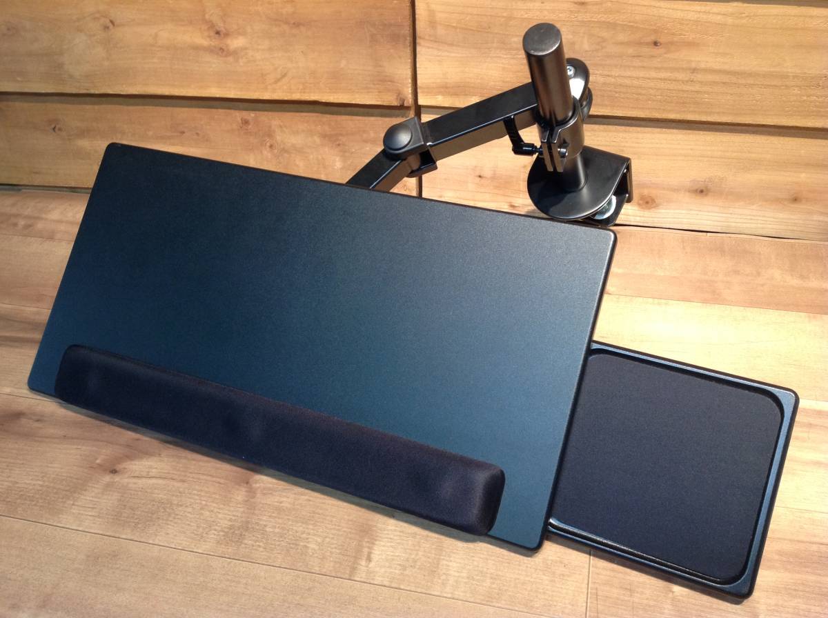 【中古】d☆061165 キーボードアーム クランプ式 リストレスト マウステーブル付の落札情報詳細 ヤフオク落札価格検索 オークフリー
