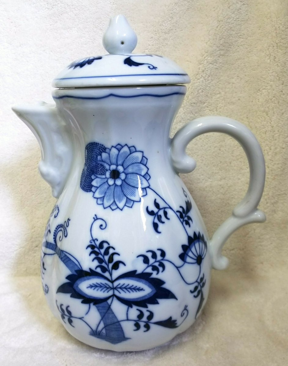 【中古】R48 Blue Danube ブルーダニューブ ブルーオニオン ティーポット 茶器 の落札情報詳細 ヤフオク落札価格検索 オークフリー