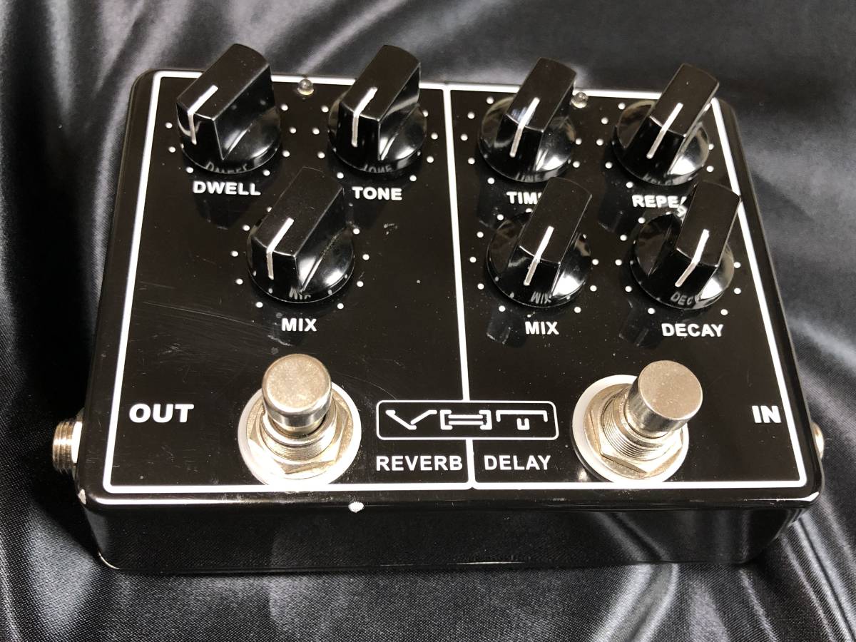【中古】VHT EchoVerb delay reverb ディレイ リバーブ 2in1ペダル 箱・取扱説明書付属の落札情報詳細