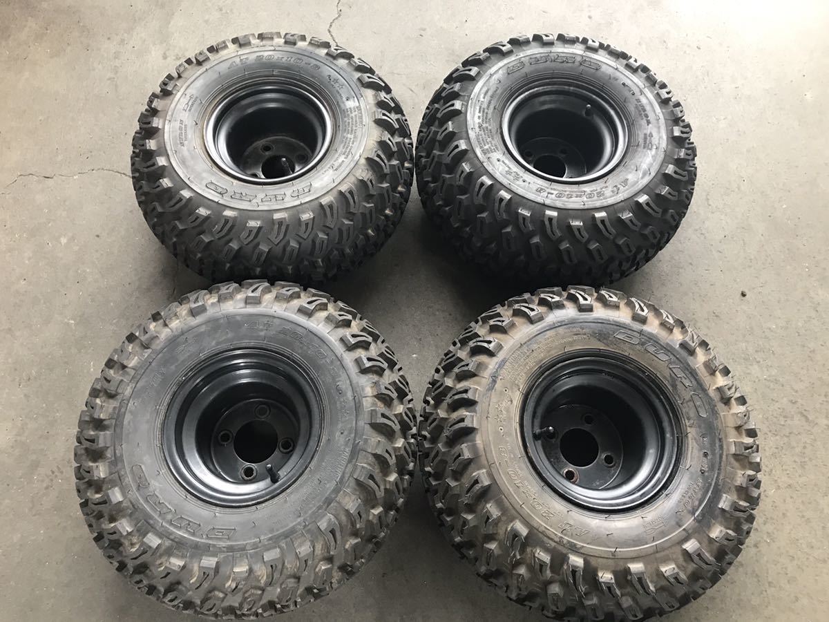ゴルフカート タイヤ カスタム用？ 20×108 中古4本 魔改造？の落札情報詳細 ヤフオク落札価格検索 オークフリー
