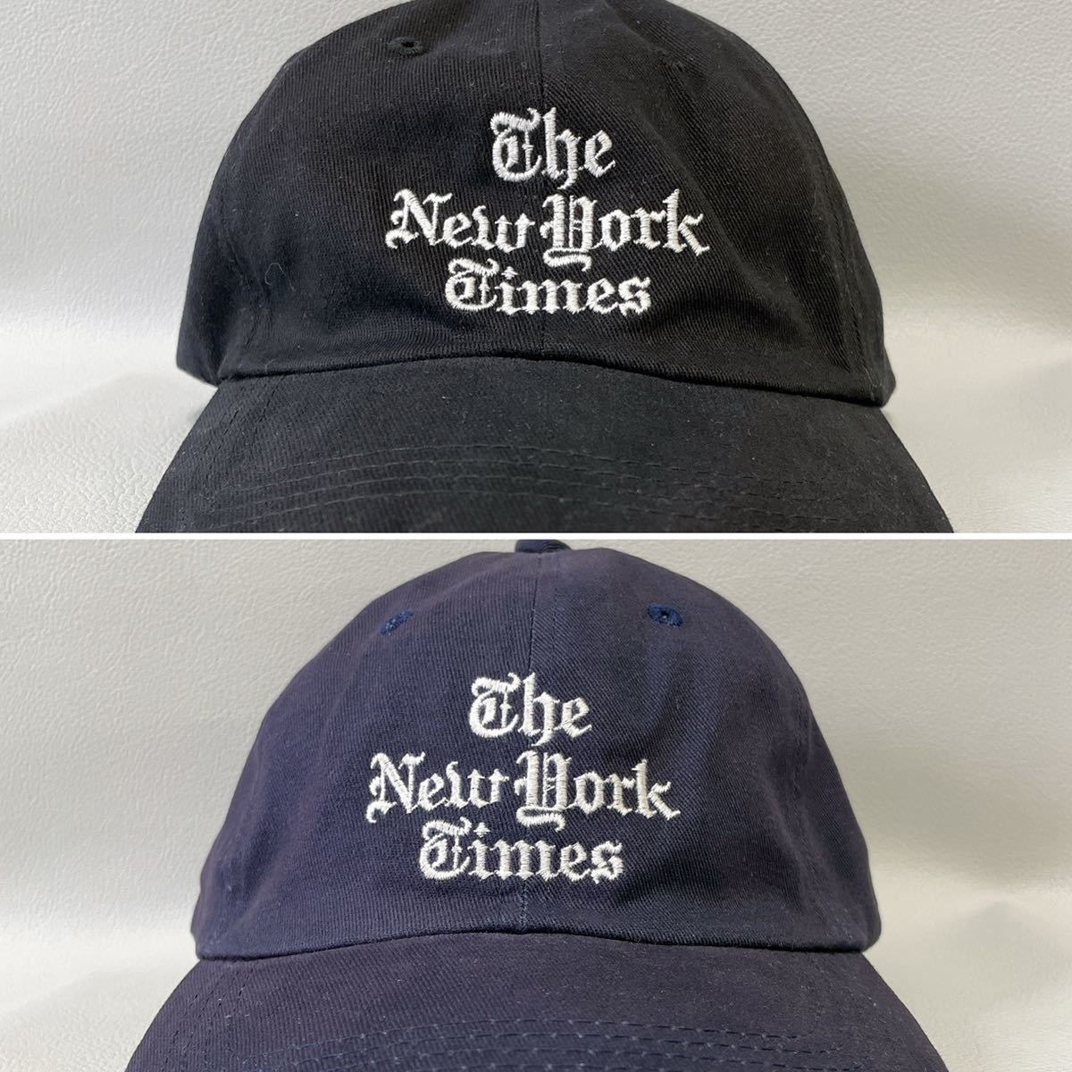 【未使用】THE NEW YORK TIMES キャップ ザニューヨークタイムズ CAP ネイビー ストリート アメカジ ベースボールキャップ
