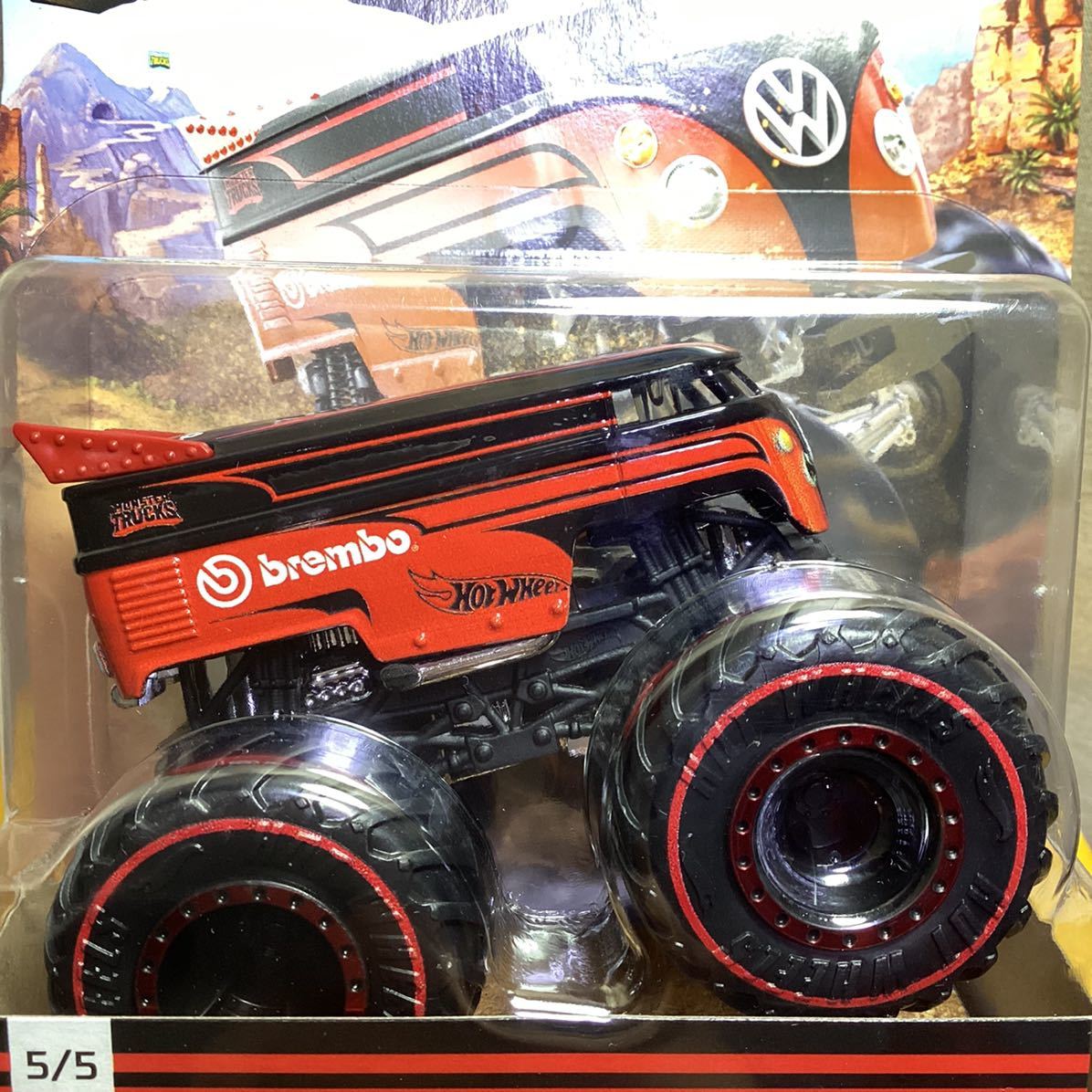 【未使用】【O’Reilly Auto Parts限定】★ホットウィール★ フォルクスワーゲン ドラッグバス モンスタートラック Hot