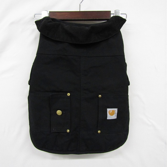 【目立った傷や汚れなし】carhartt ドッグ ウェア サイズ M ドッグコート ペット 用品 チョア コート ペット ウェア ブラック