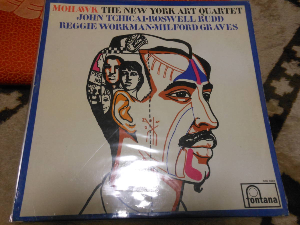 【目立った傷や汚れなし】【UK MONO FONTANA】JOHN TCHICAI他/MOHAWK NEW YORK ART QUARTET
