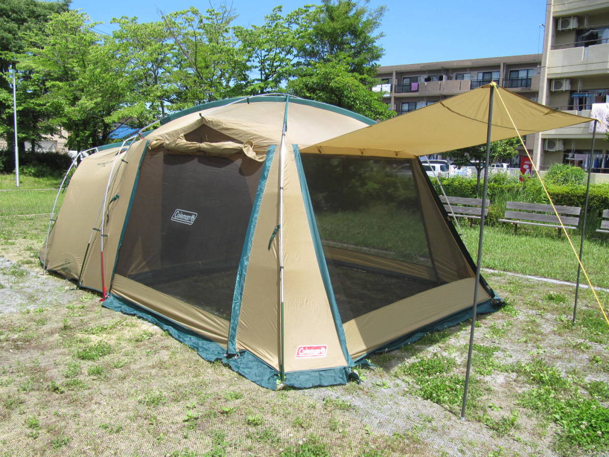 【やや傷や汚れあり】美品 Coleman/コールマン タフスクリーン2ルームハウス 2000031571の落札情報詳細 ヤフオク落札価格