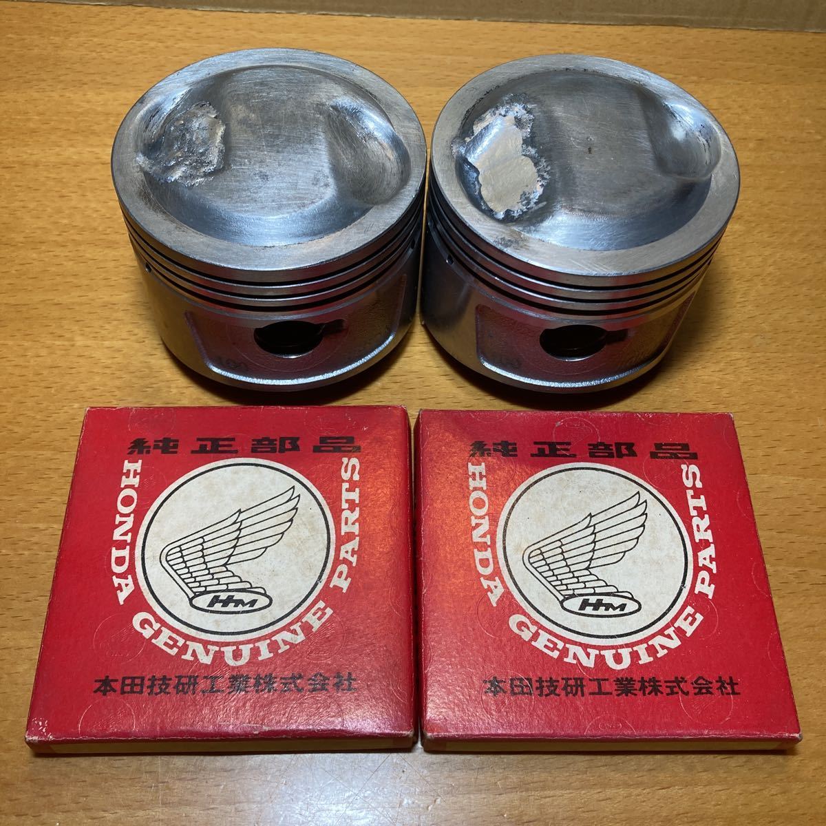 【未使用に近い】おまけピストン付き!HONDA N600 ピストンリング 1台分 13051568010 N360 ホンダライフ ホンダZ