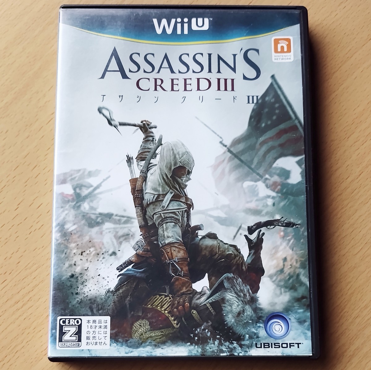 【傷や汚れあり】送料無料 アサシンクリード 3 WiiU ソフト ASSASSIN’S CREED III UBISOFT wii u 即決