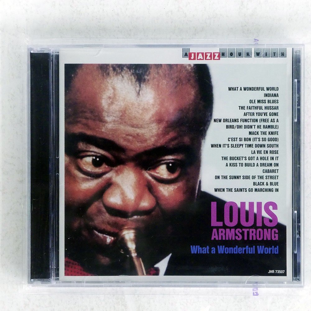 【やや傷や汚れあり】LOUIS ARMSTRONG/WHAT A WONDERFUL WORLD/JAZZ HOUR JHR73507 CDの